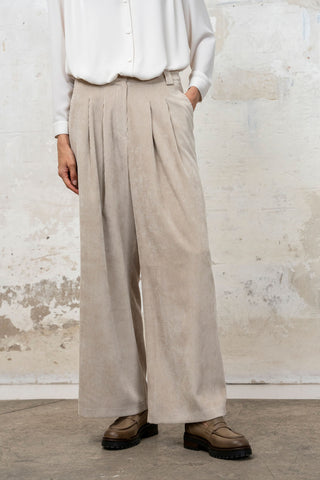 Aretha raw corduroy pants