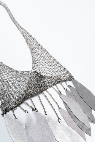 Collar malla FL Private Collection plata