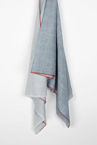 PAÑUELO ELISA RAYAS GRIS