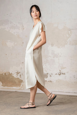 VESTIDO ELISA TUNICA ABERTURA MANGA