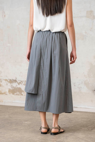 FALDA CAPAS TECNO GRIS