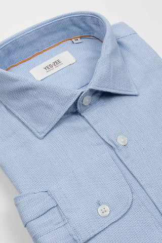 CAMISA YES ZEE AZUL CLARO