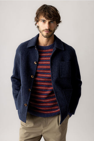 Chaqueta Branik azul marino Mos Mosh