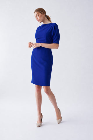 Vestido Ros azul royal