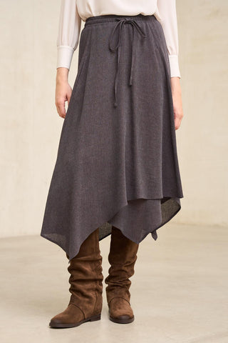 Naila Plum Skirt
