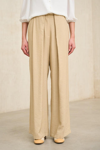 Beige Lyss trousers
