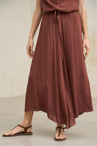 Falda Ailén terracota