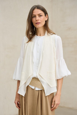 Chaleco Érine beige
