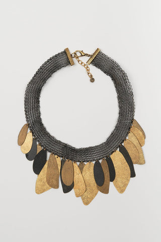 Firalon Anthracite Mesh Necklace FL Private Collection