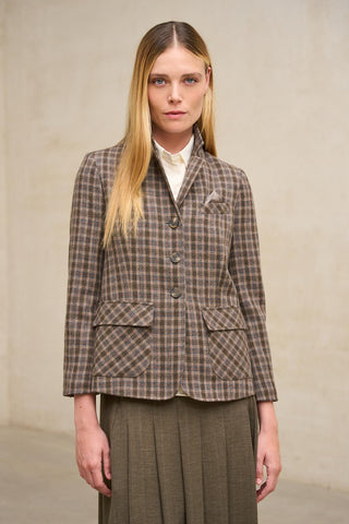 Chaqueta Tazzi cuadros