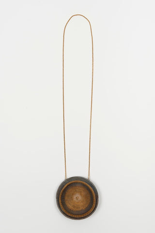 Niara gold and gunmetal necklace