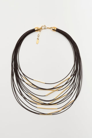 Teraldo necklace in brown FL Private Collection