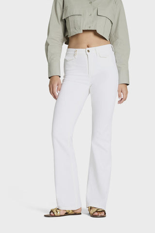 Cambio Fabienne white trousers