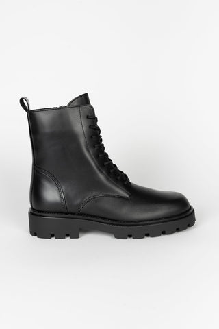 BOTIN CORDONES PIEL NEGRO