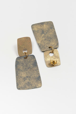 Pendientes Maela dorado FL Private Collection