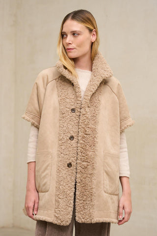 Abrigo Alvoria topo reversible