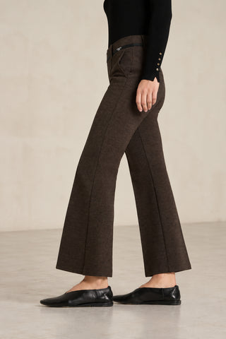 Cambio Fenira khaki trousers