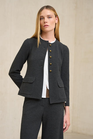 Julie dark gray marl jacket