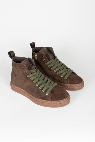 Zapatilla botín Calven marrón