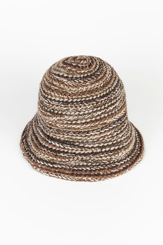Brown and beige Taina hat