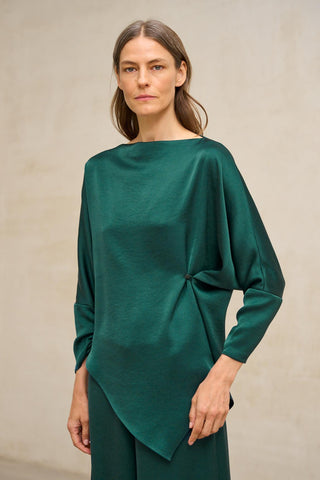 Emerald green Leia blouse