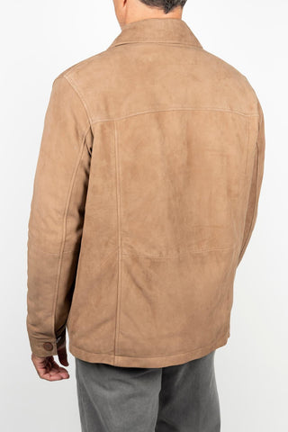 Chaqueta Lender camel de ante