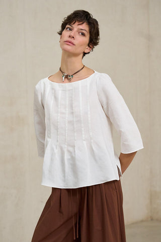 Blusa Évania blanco