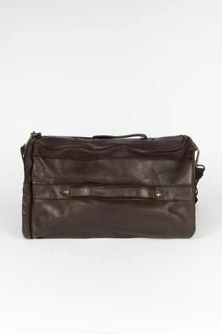Marta Ponti Toll brown leather crossbody bag