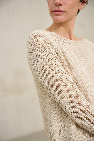 Évela beige sand jersey