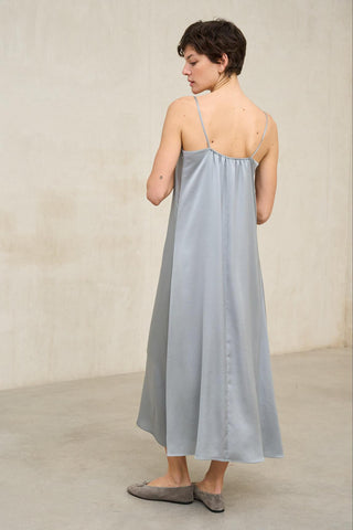 Soreya dress, smoke blue