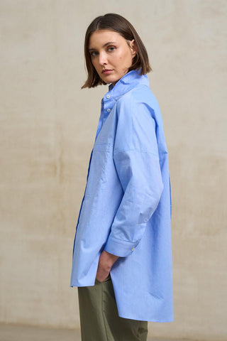 Seraya medium blue shirt