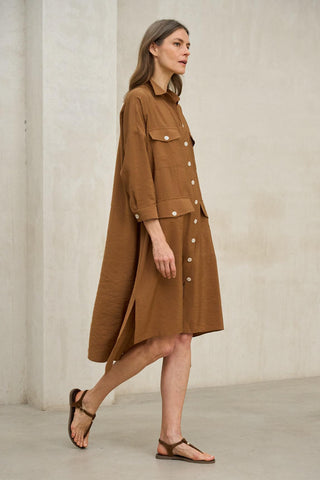 Vestido Maëron cobre