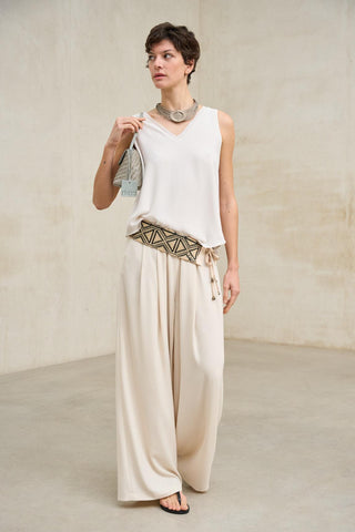 Top Inès blanco roto