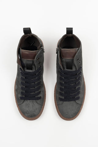 Zapatilla botín Calven gris azulado