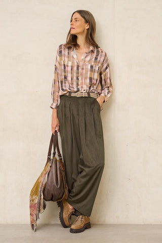 Regina plaid shirt