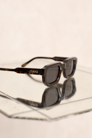 Oriana Rivera dark tortoiseshell sunglasses