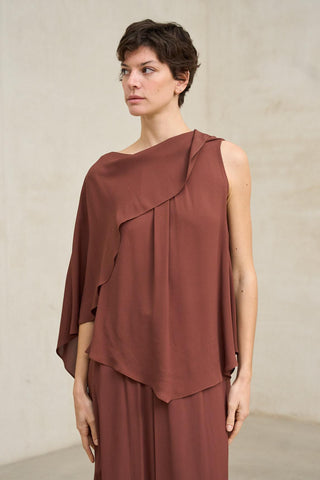 Támara terracotta blouse