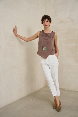 White Axis trousers