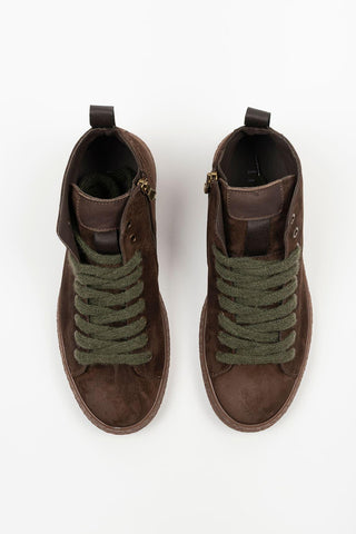 Zapatilla botín Calven marrón
