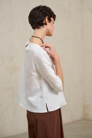 Blusa Évania blanco