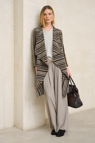 Fervala striped coat
