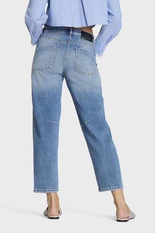 Vaquero Cambio O-Shape Cropped Ocean azul