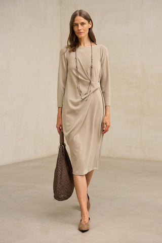 Vestido Belurena piedra