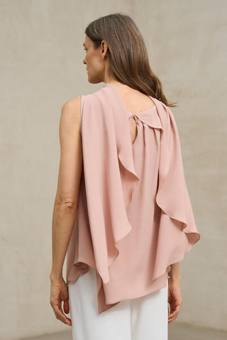Blusa Támara rosa empolvado