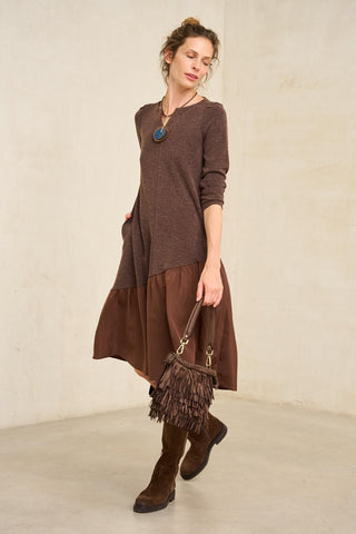Esmuria Brown Dress