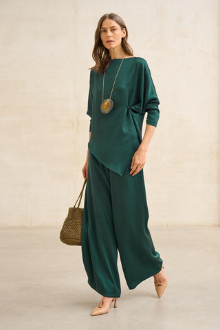 Emerald green Leia blouse